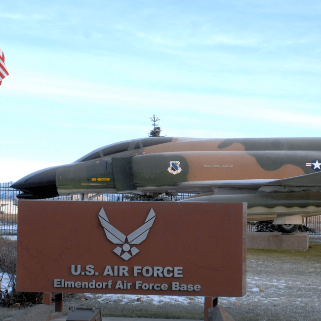 photo of entry to Joint Base Elmendorf-Richardson